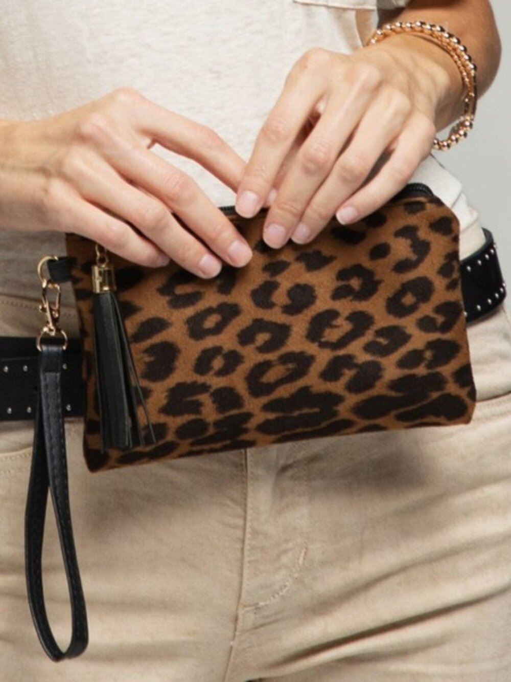 Leopard Pouch Bag